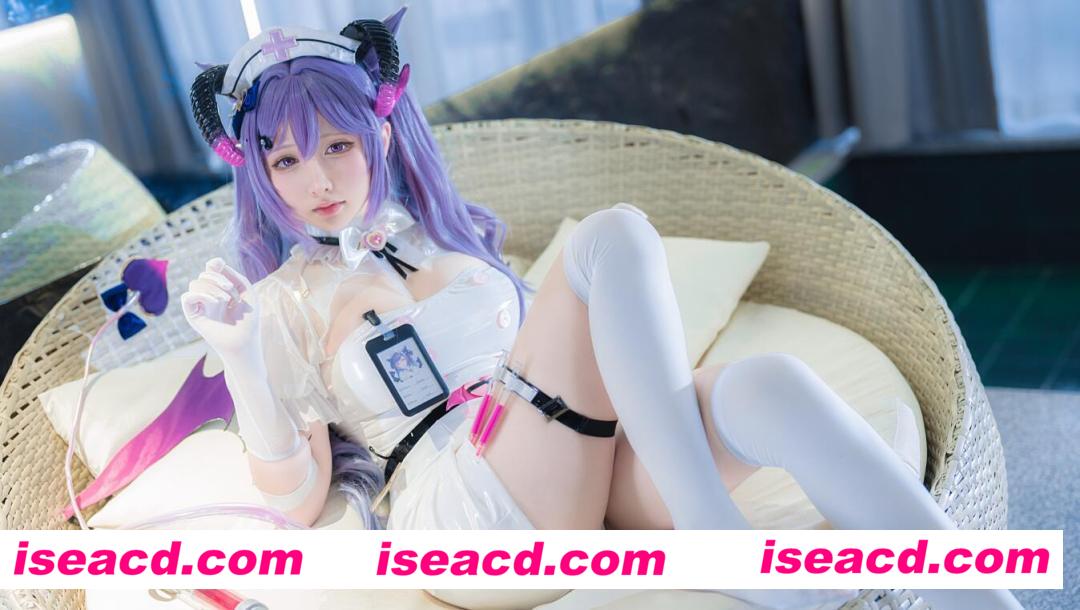 【COSPLAY】樱梨梨Eriri -刻晴魅魔护士[30P] 【400M】