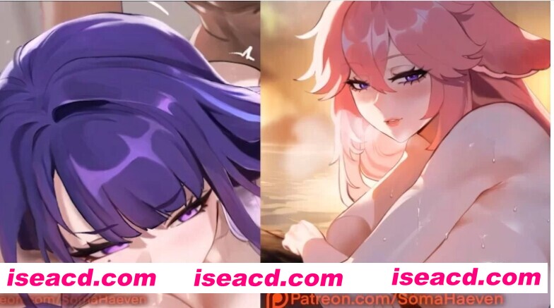 [2D动画/步兵]Somato 原神 大雷肥臀2D动画雷电将军/八重神子 [2V] [300M]