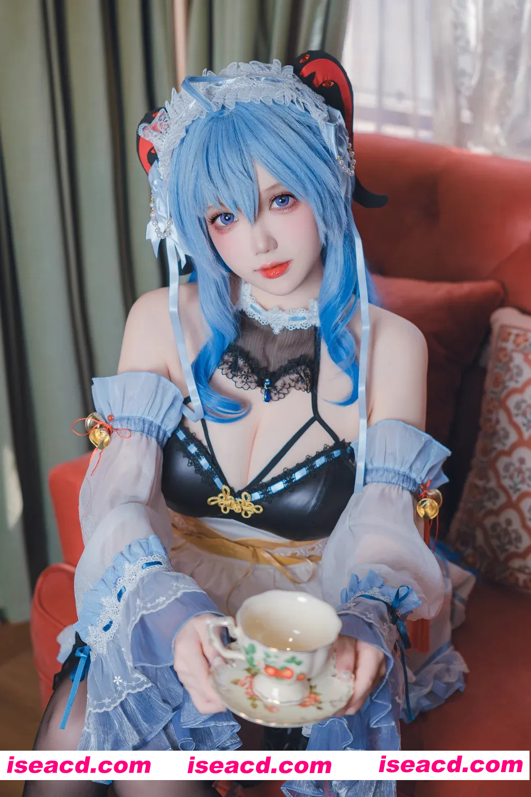 『套图』原神 甘雨女仆 – 雪晴Astra[31P-1V 692MB]